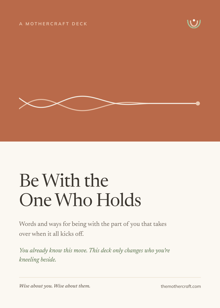 Be With the One Who Holds, the card deck